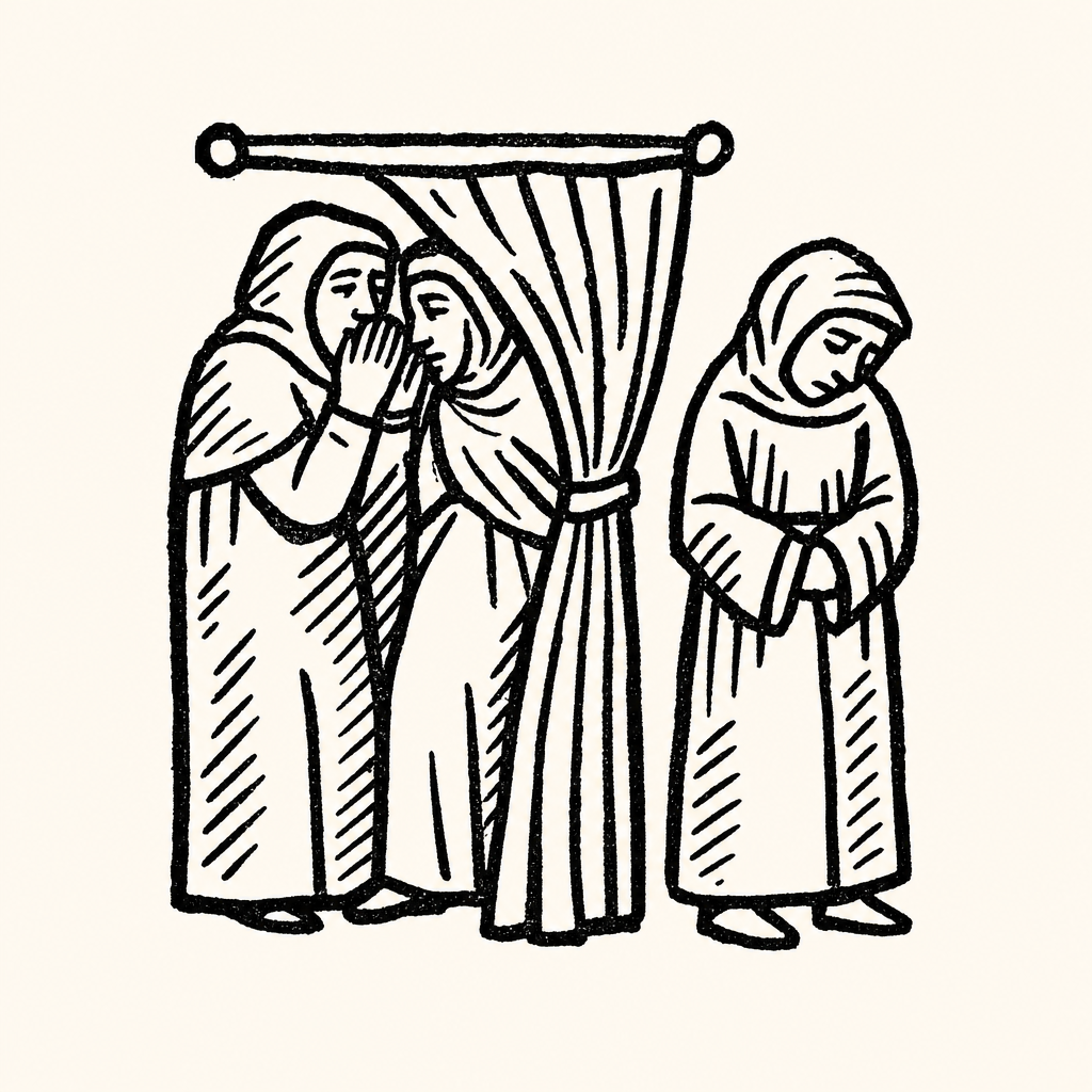 Woodcut illustration for dreams of Cheating, or Being Cheated On