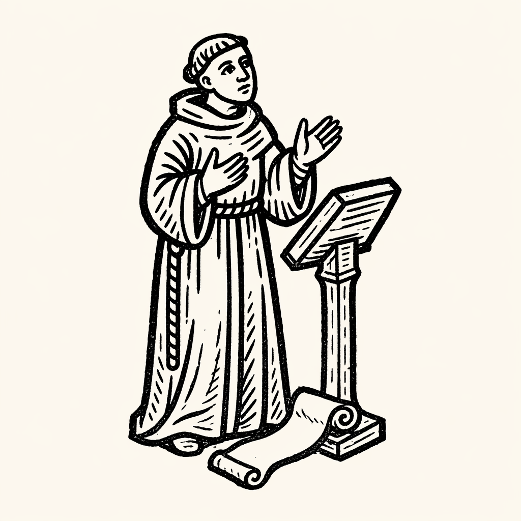 Woodcut of Being Unprepared