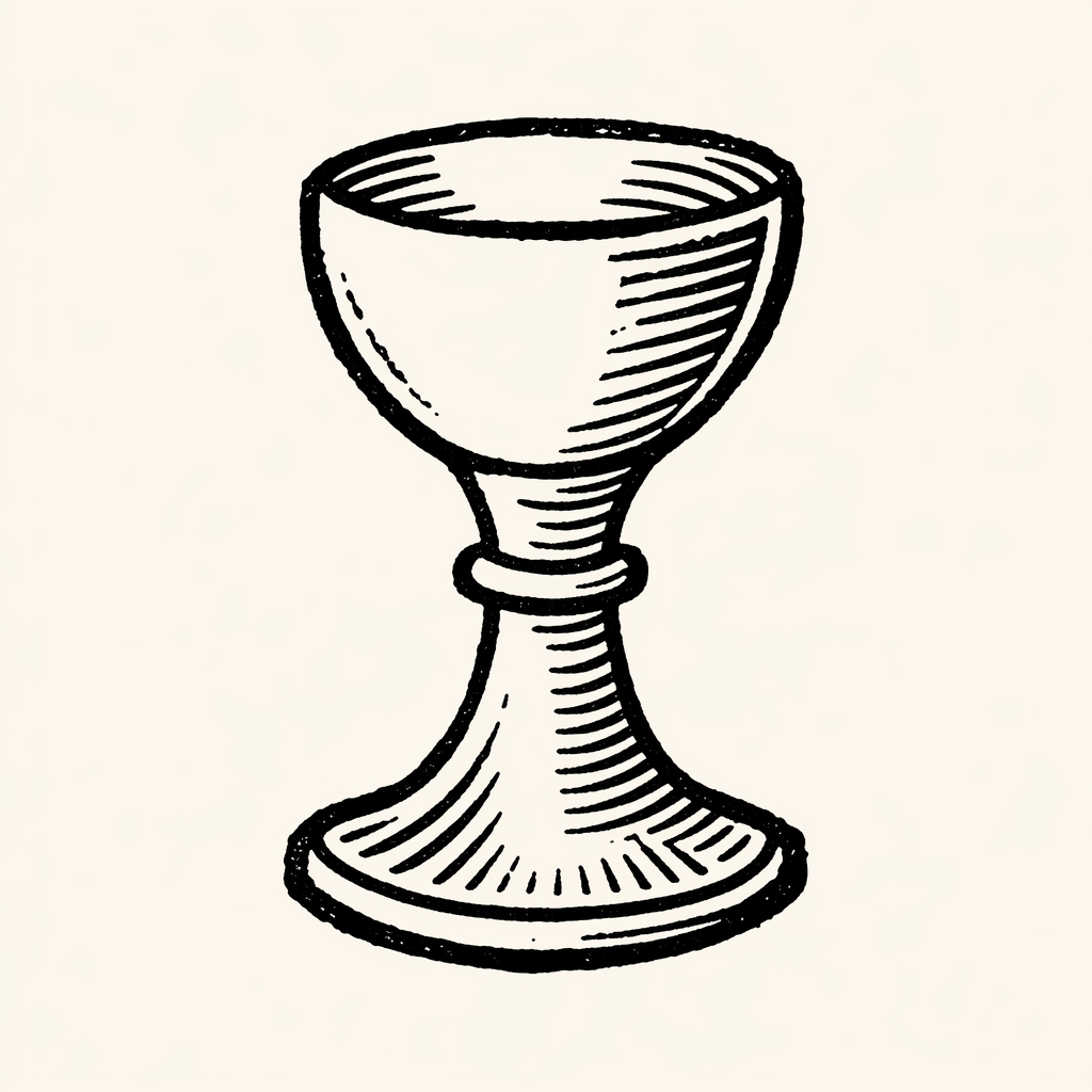 Woodcut of Chalice