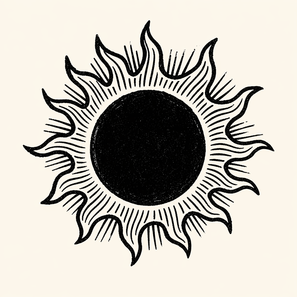 Woodcut of Eclipse