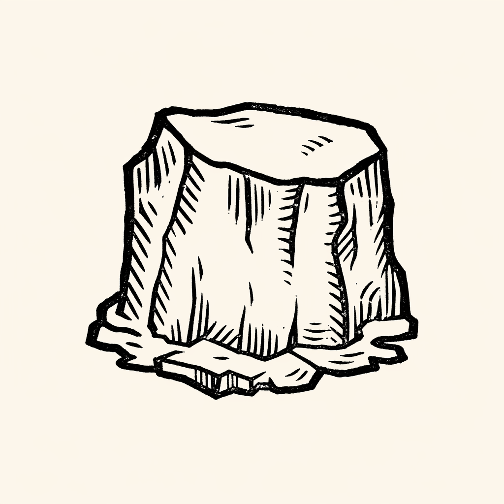 Woodcut of Ice