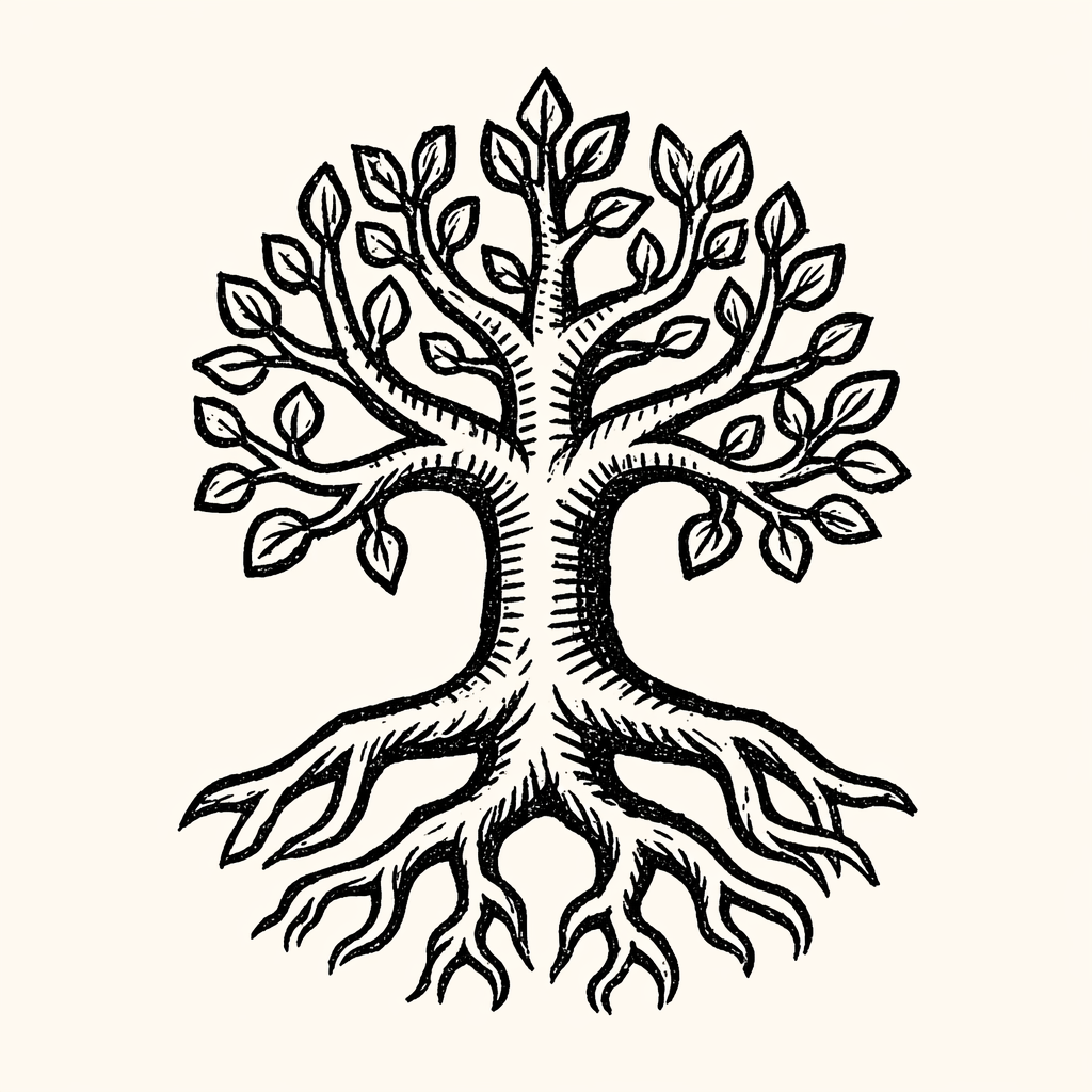 Woodcut of Tree