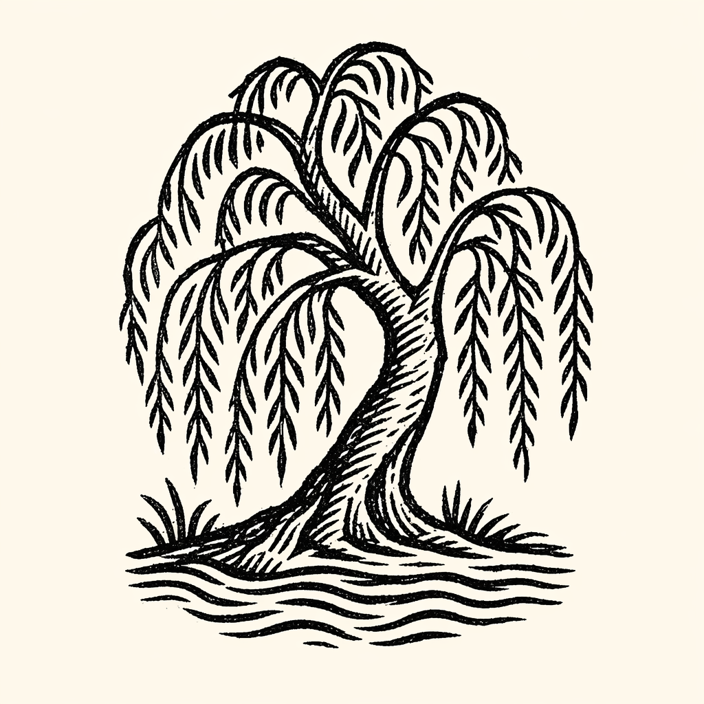 Woodcut of Willow